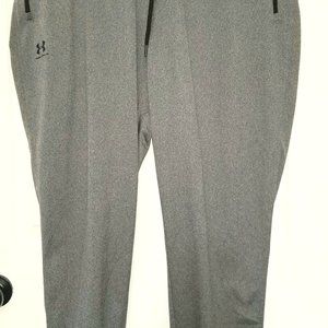 "Under Armour" Jogger Mens Grey Sport Sweatpants Track Pants ColdGear size 2XL
